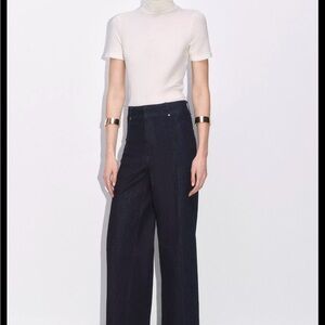 Zara High-Waist Wide Leg Jeans